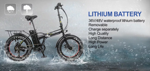20 Folding Fat Tire Electric Bike - 36V/48V 250W-500W Motor - Shimano 7-Speed - Dual Disc Brakes - 60km Range - Fat Tire Electric Bike - 4