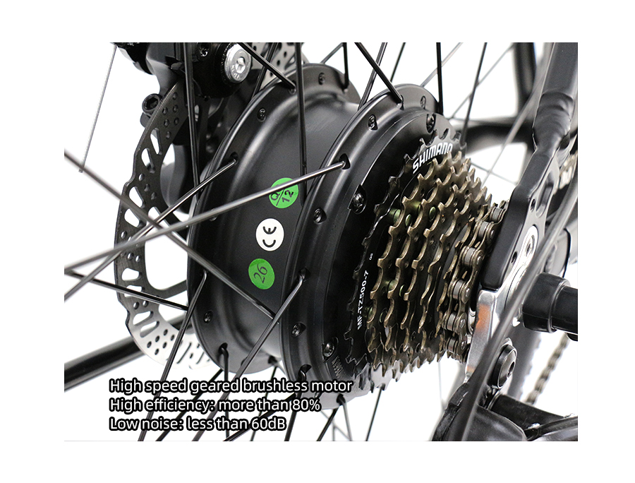HOTEBIKE 29 Electric Hybrid Bike A6AB26 – 36V 350W Motor, 10Ah Battery, 21-Speed Shimano, Disc Brakes 8 HOTEBIKE 29 Electric Hybrid Bike A6AB26 – 36V 350W Motor, 10Ah Battery, 21-Speed Shimano, Disc Brakes - Mountain Electric Bike - 8
