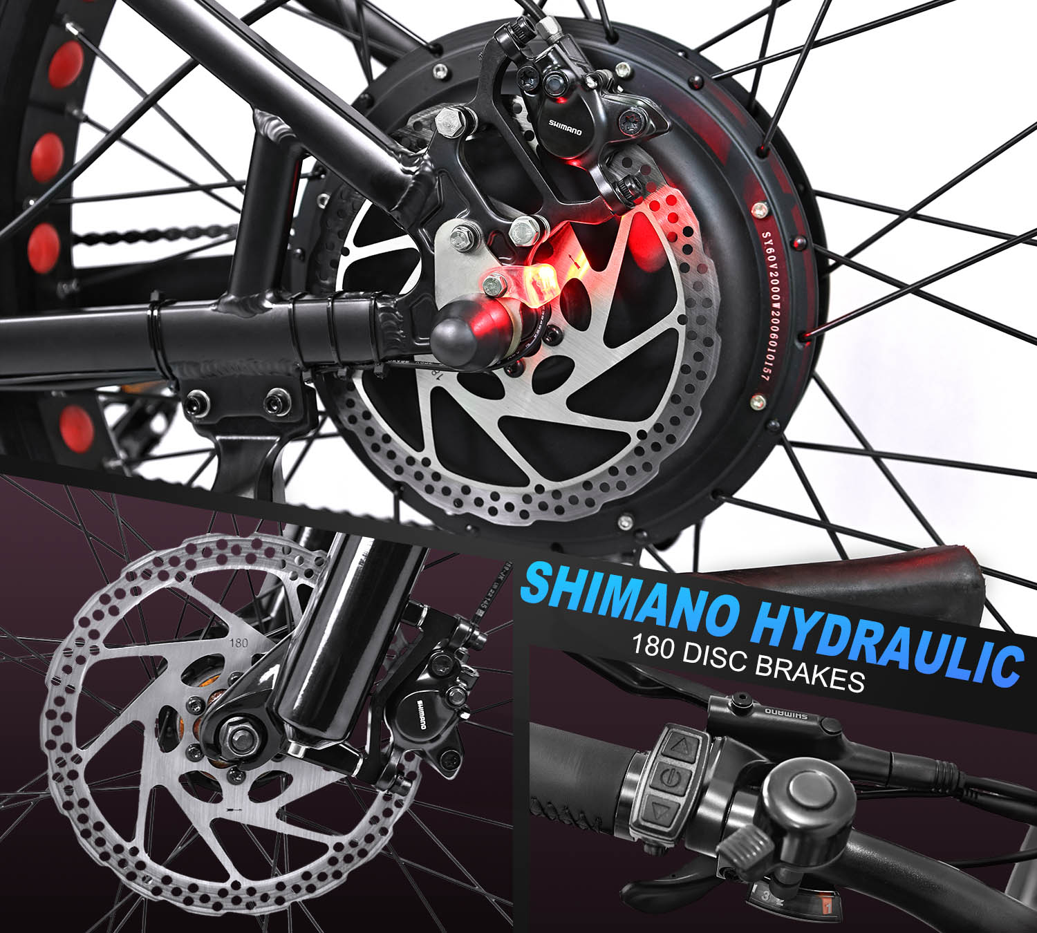HOTEBIKE 2000W 26 Fat Tire Electric Bike – 60V 24Ah Samsung Battery, 55 km/h Top Speed, All-Terrain Beast