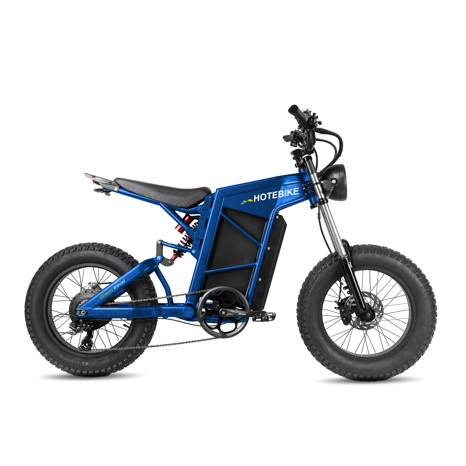 2000W Electric Dirt Bike – 40.6 mph, Fat Tires, Dual Suspension – Ultimate Off-Road & City E-Motorcycle