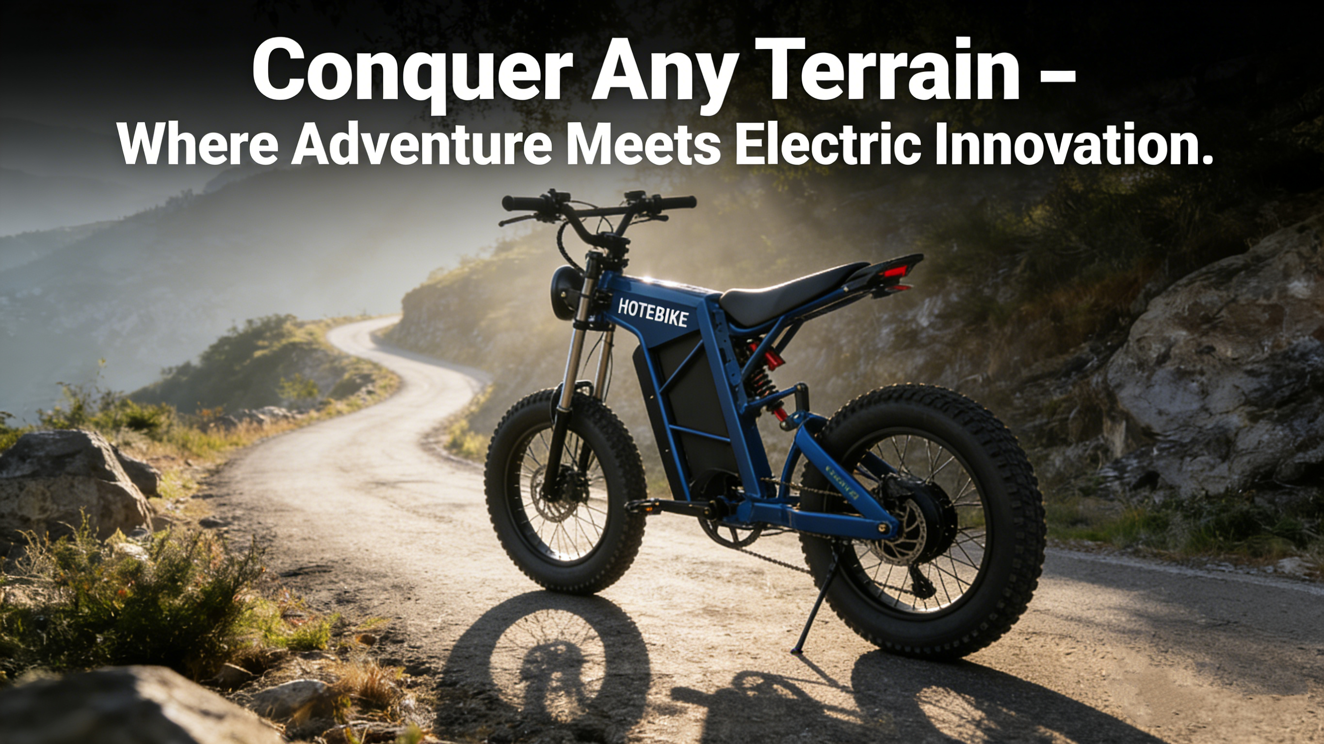 2000W Electric Dirt Bike – 40.6 mph, Fat Tires, Dual Suspension – Ultimate Off-Road & City E-Motorcycle - Fat Tire Electric Bike - 1